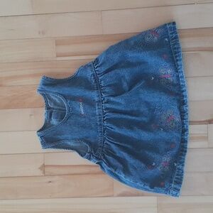Oshkosh 12 month denim dress girls